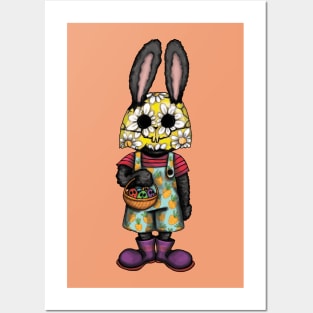 Easter bunny boy Posters and Art